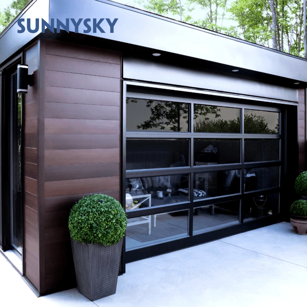 Doorgarage doors aluminium profile for homes