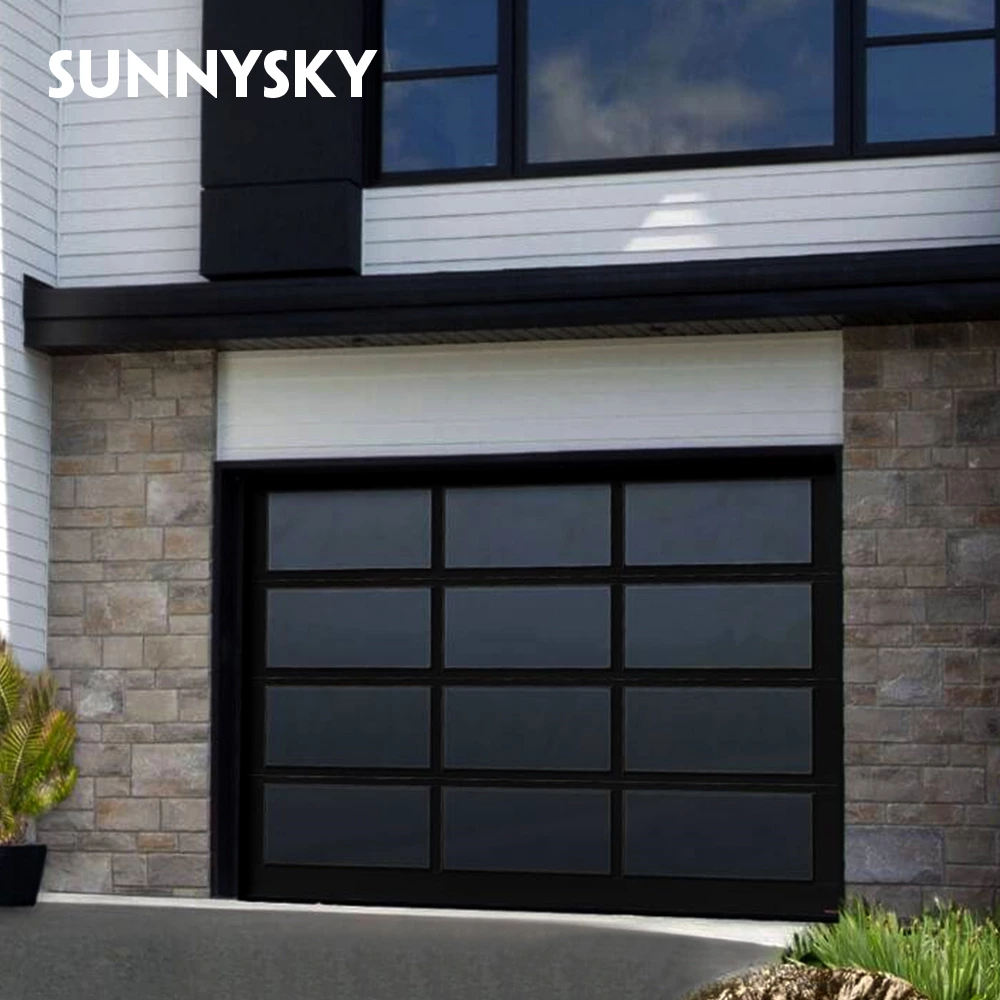 Roller shutter new garage door With modern design