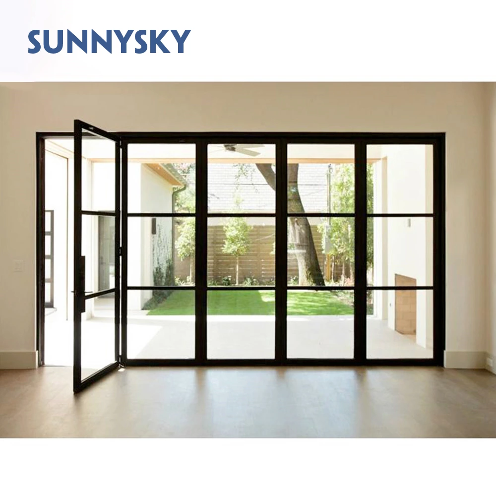 Insulated Aluminum Bi-Folding Accordion Best Price Bi-Folding Door