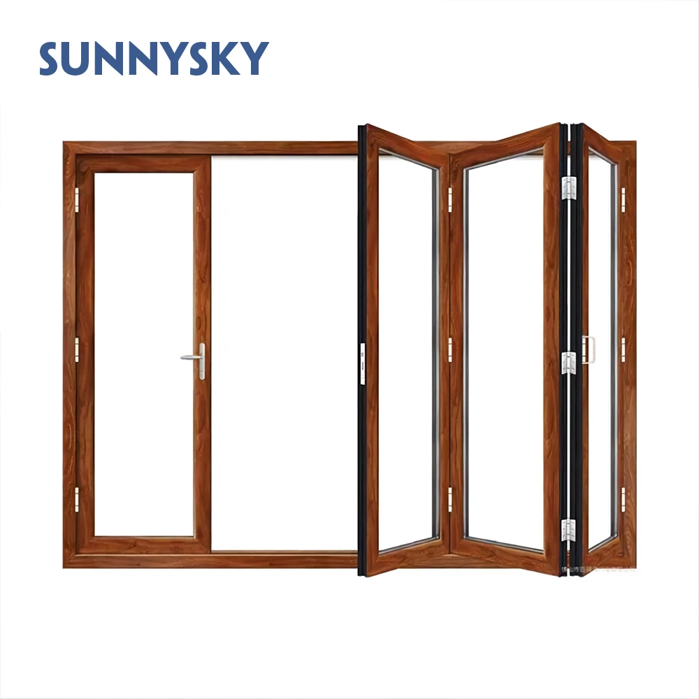 Lightweight Aluminum Alloy Folding Door Accordion Patio Door