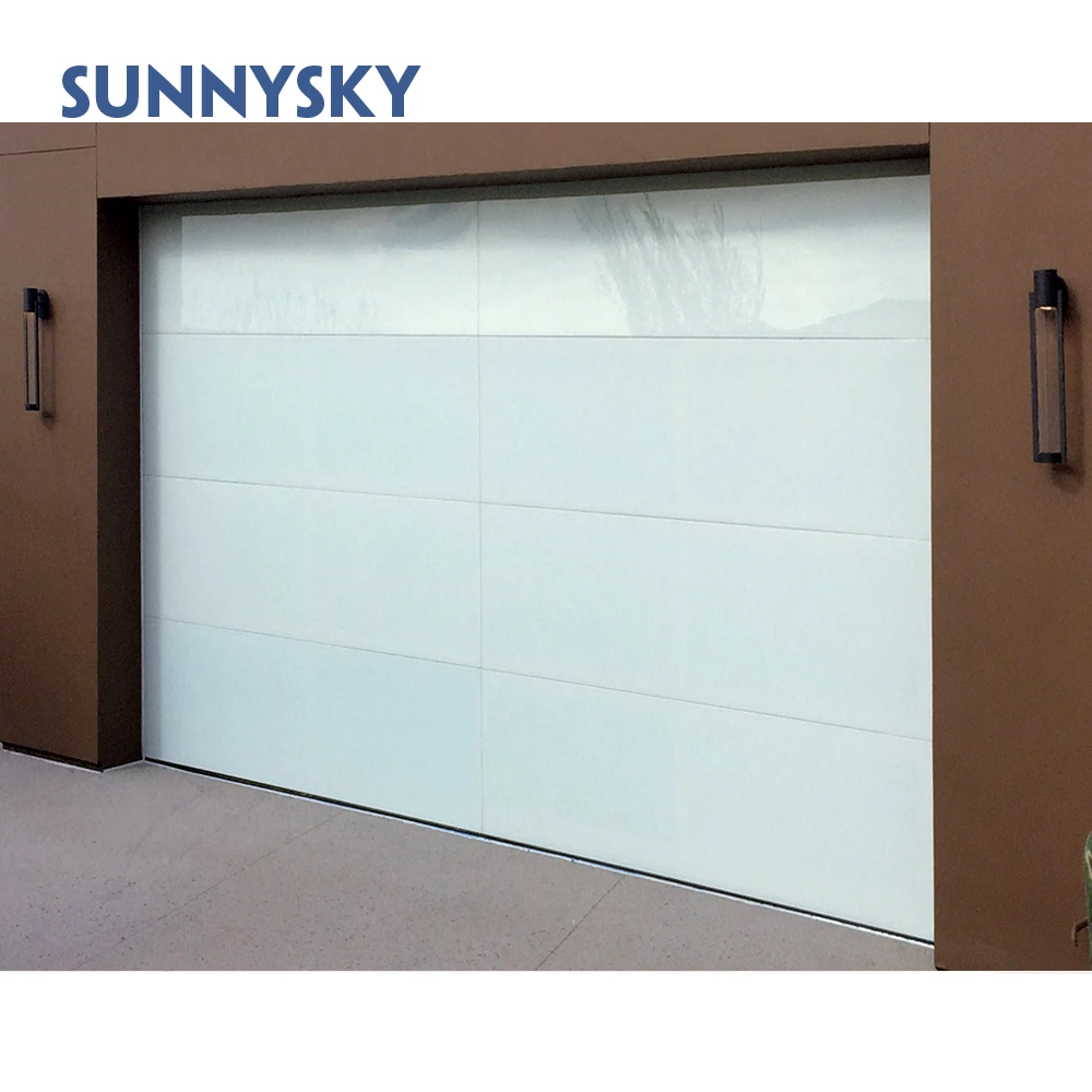 European garage doors automatic with full view