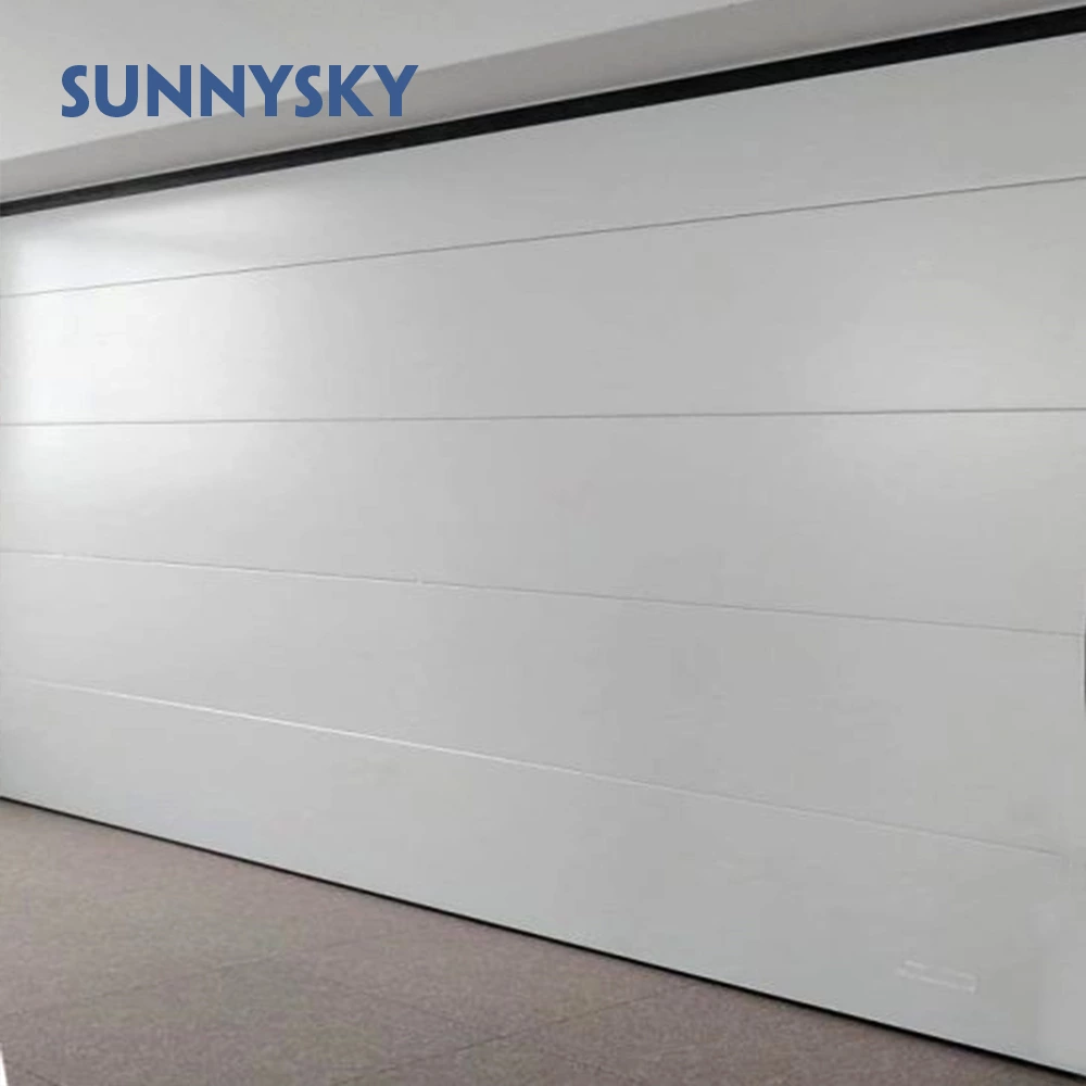 Tempered glass 16x8 horizontal garage door