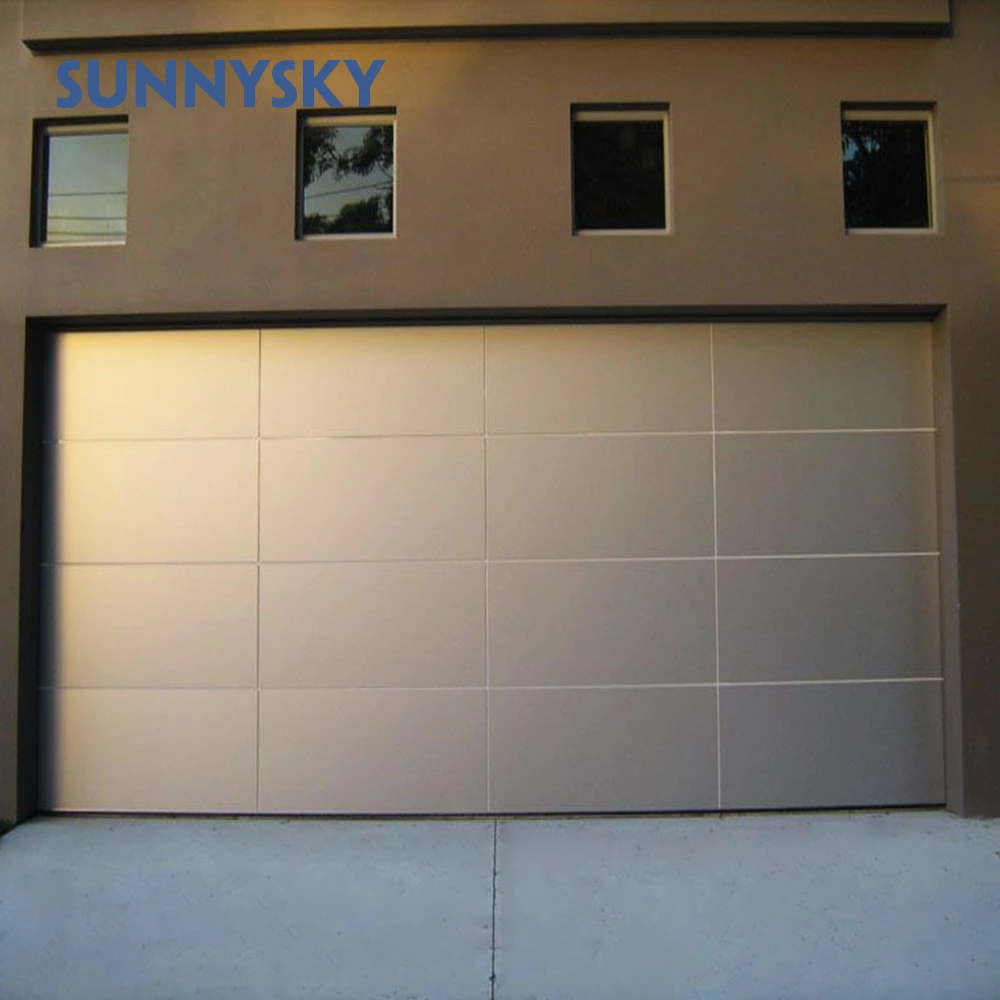 Double 14x14 insulated garage doors automatic