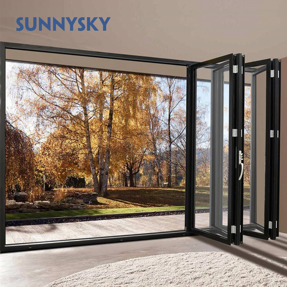 Accordion Door Bi-Folding Door Aluminum Folding Patio Door