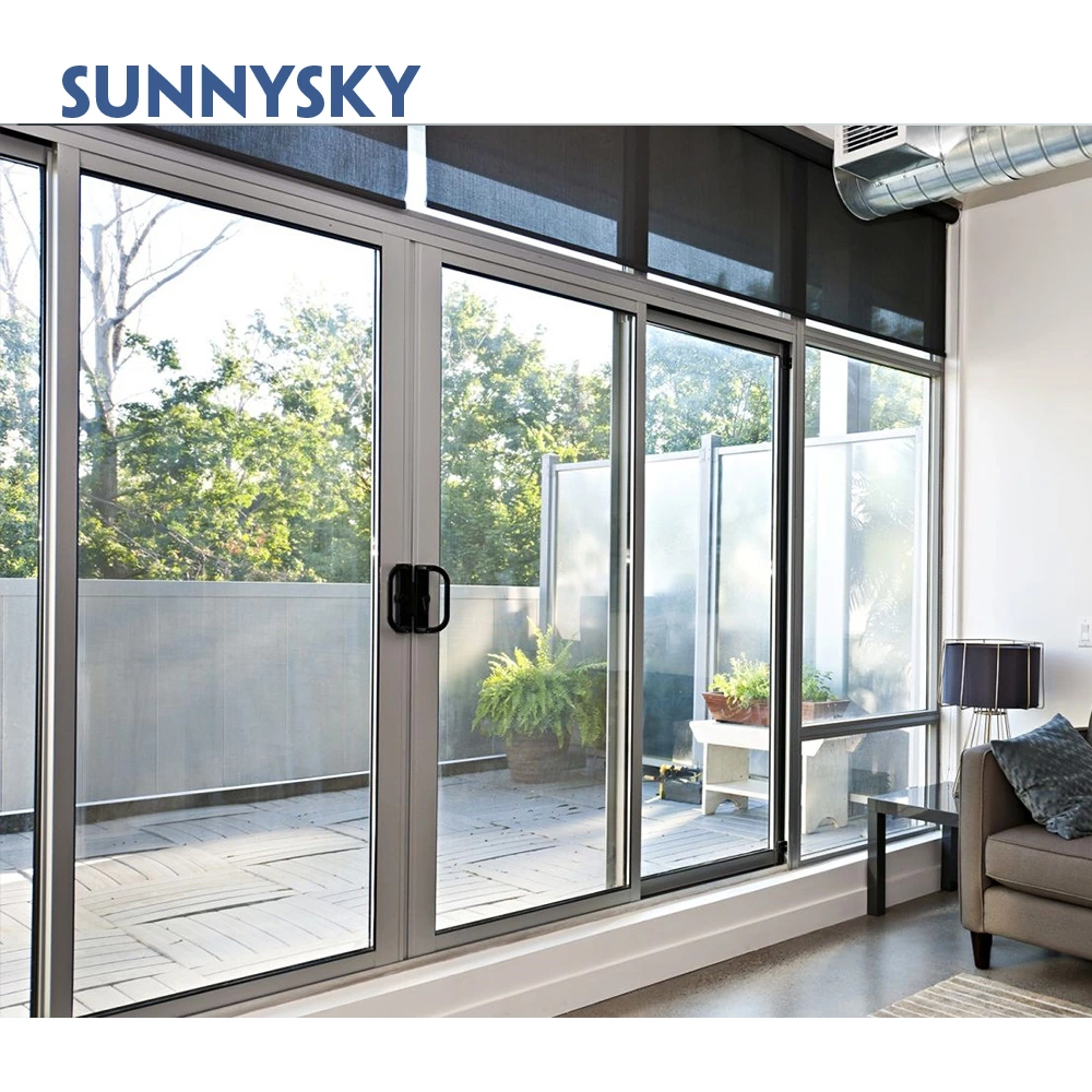 Sliding Kitchen Aluminum Patio Bifold Door Frameless Glass Bifold Door