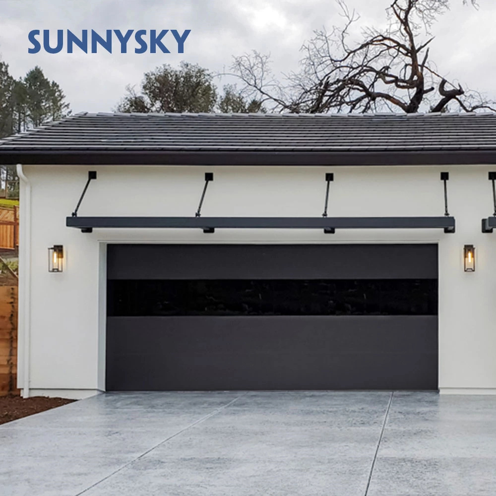 Stable garage screen doors for 2 car garage