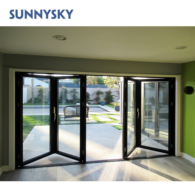 Sliding door modern exterior folding door custom order welcome