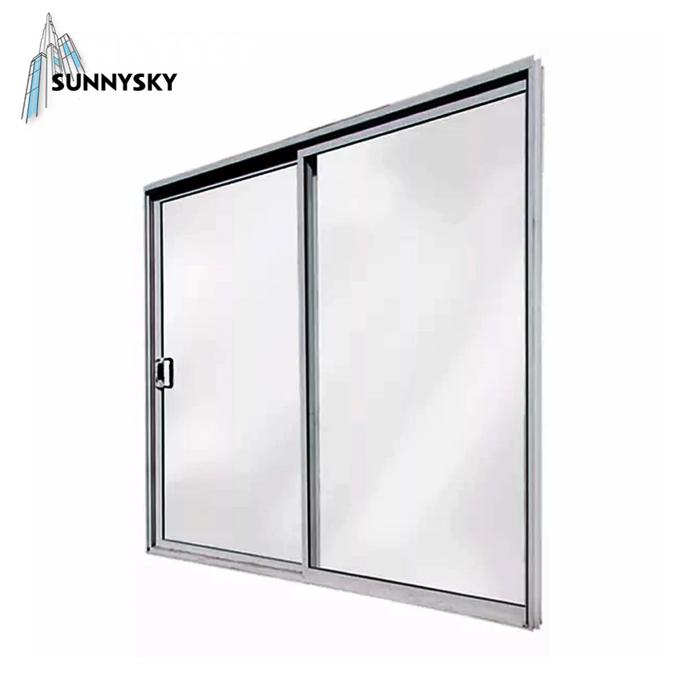 Modern Design Powder Coated Aluminum Frame Patio Door Aluminum Double Glass Sliding Door