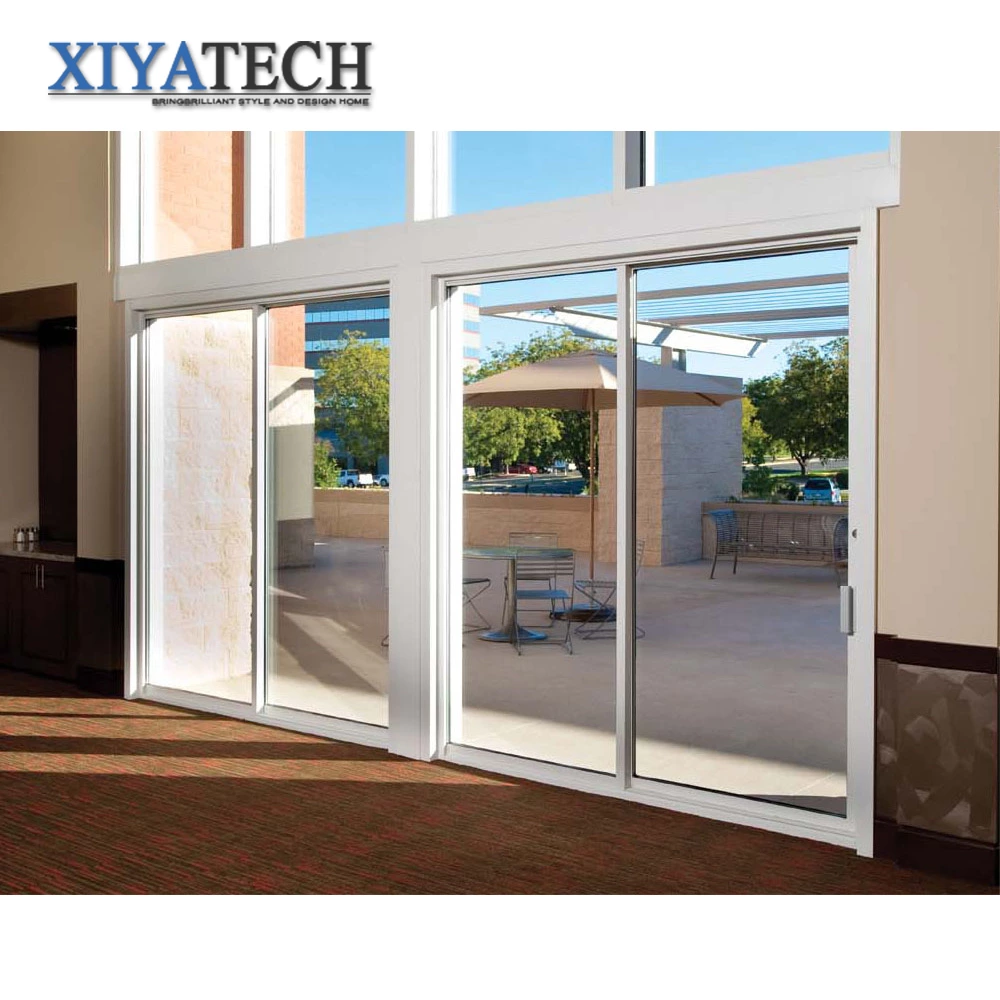 New Design Hurricane Impact Patio Sliding Doors With Screen Aluminum Exterior Glass Sliding Door