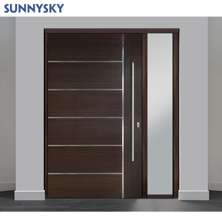 Sunnysky Luxury exterior security front pivot door modern steel pivot entry door