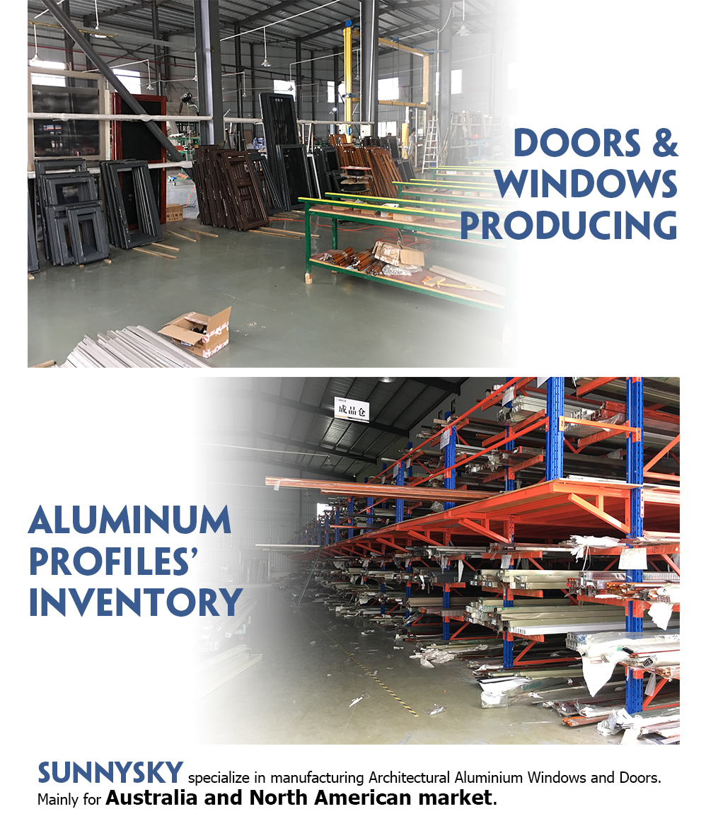 Sunnysky Wholesale price sliding window aluminium customized aluminium windows price of aluminium windows in pakistan