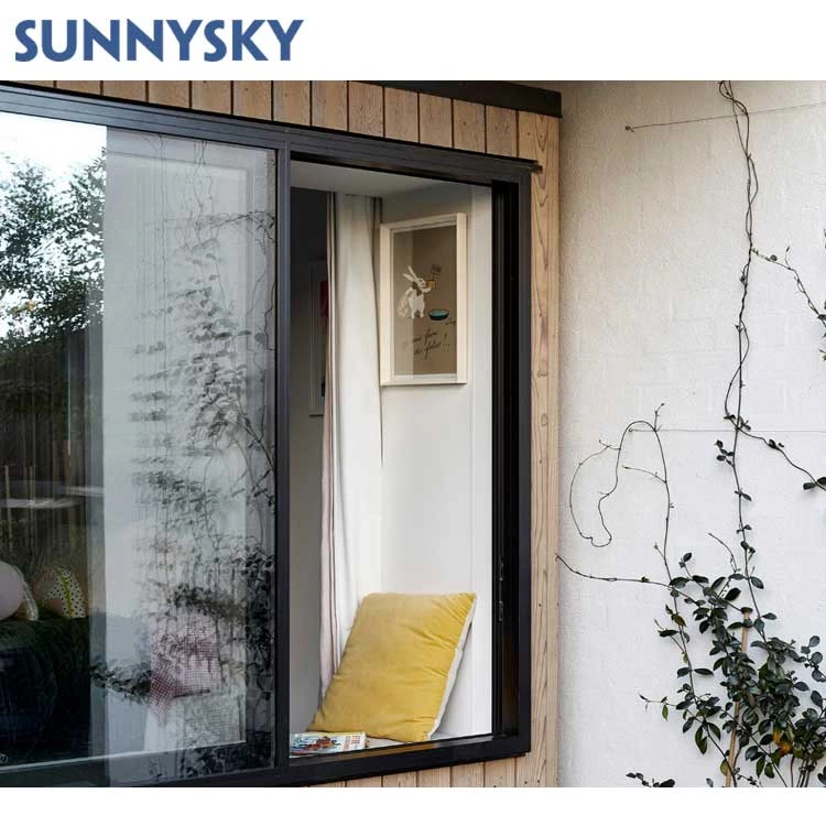 Sunnysky Australia Standard Commercial Design Home Hurricane Impact Aluminum Slide Double Glaze Windows