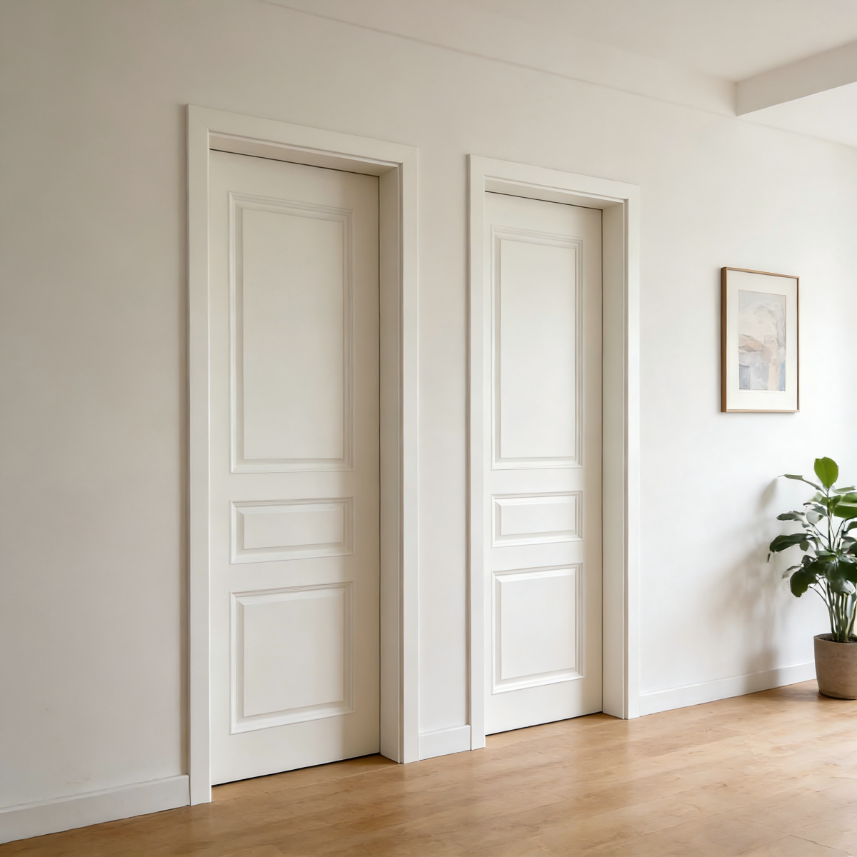 Sunnysky Luxury Villa Fireproof Solid Wood Entry Door Soundproof Waterproof Customized Main Entrance Door for Houses Apartments